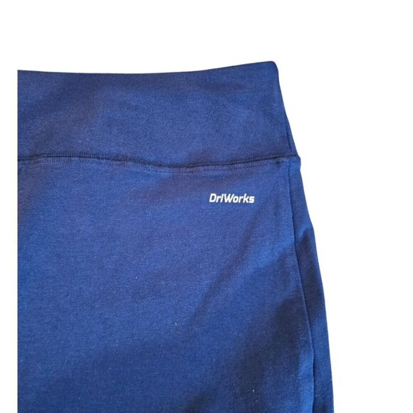 Size 4X (28W-30W) Athletic Works Womens 4X DriWorks Navy Skort Built-In Shorts - Picture 4 of 5